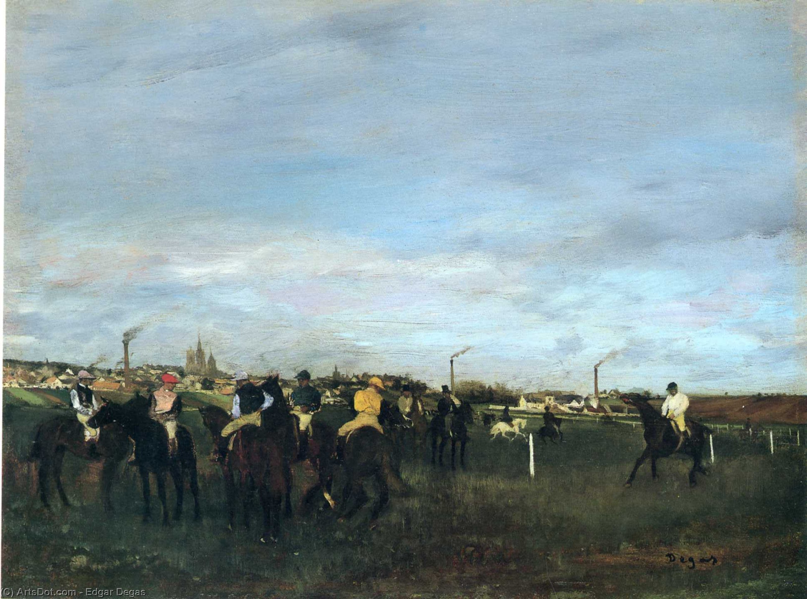 Before The Race — Hilaire-germain-edgar Degas