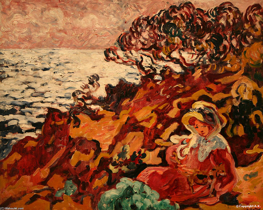 Woman At The Seaside — Louis Valtat