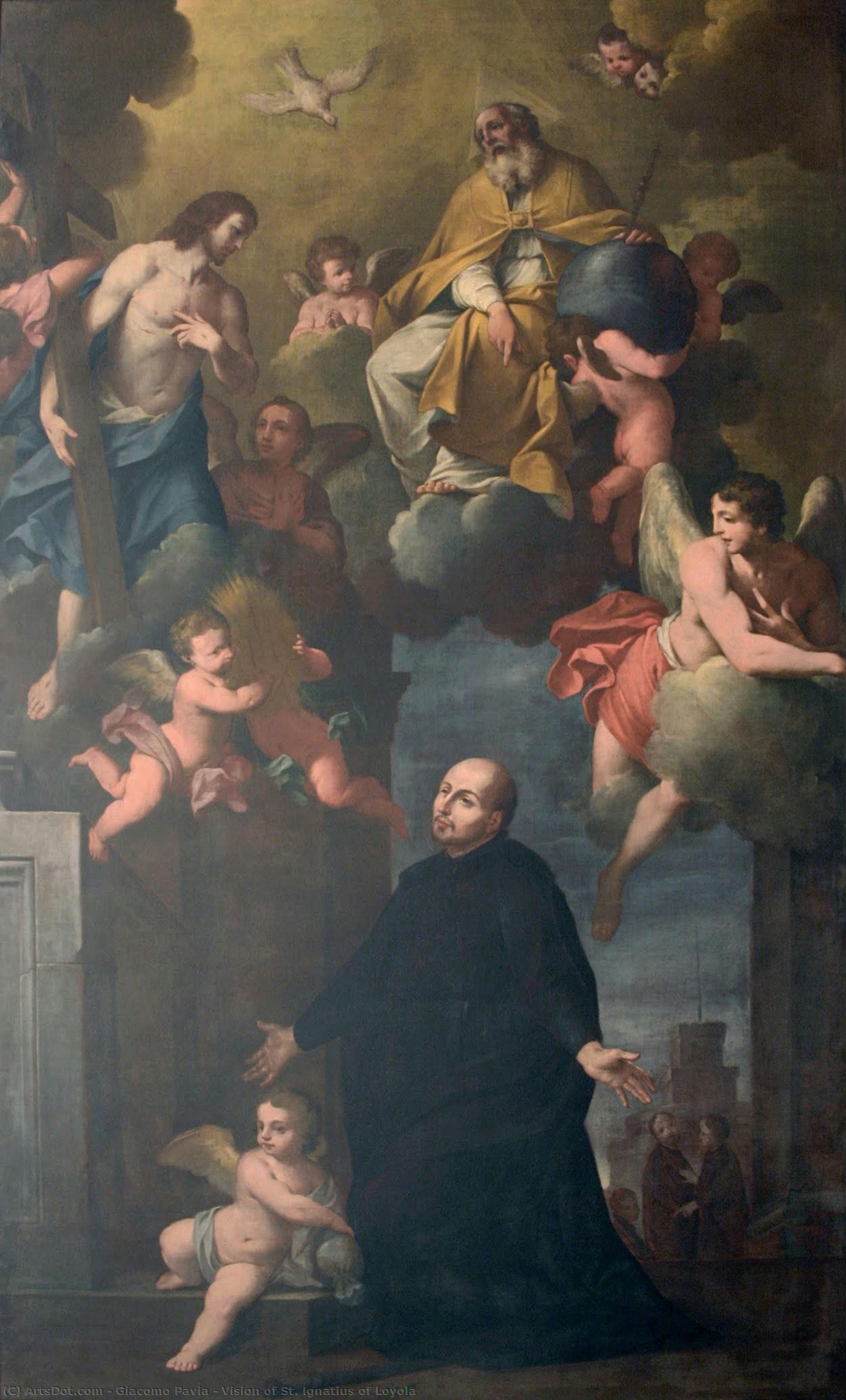 Vision Of St. Ignatius Of Loyola — Giacomo Pavia