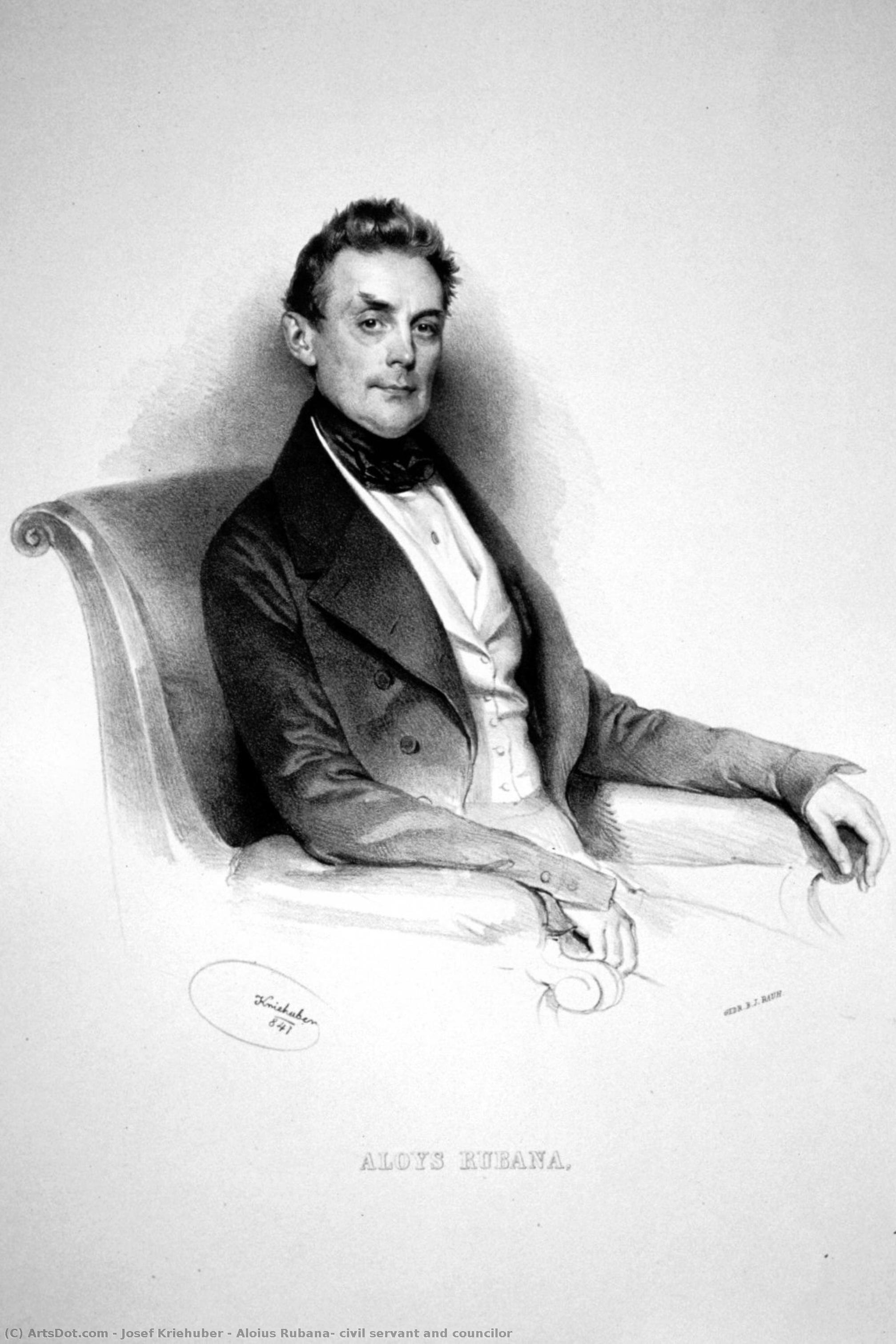 Aloius Rubana, Civil Servant And Councilor — Josef Kriehuber