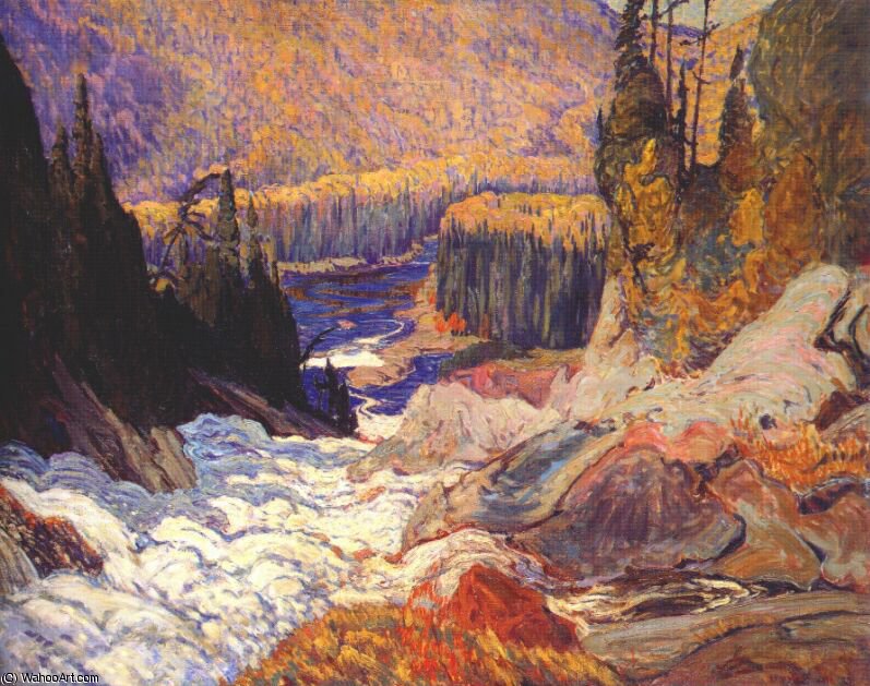 Falls, Montreal River — James Edward Hervey Macdonald