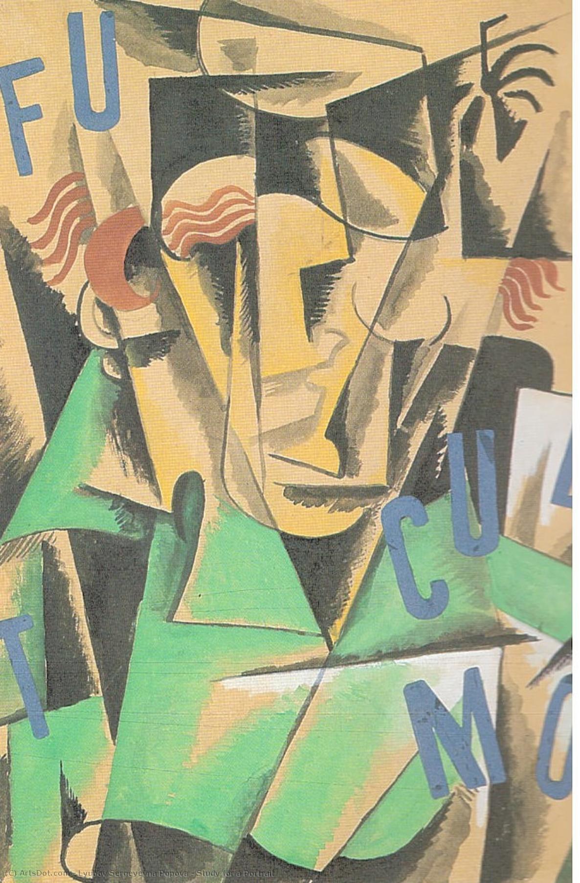Study For A Portrait — Любовь Сергеевна Попова
