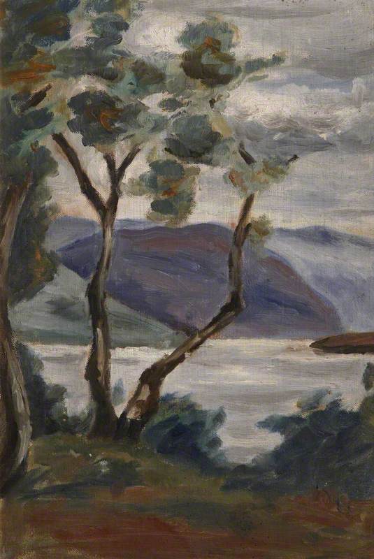 Trees By Loch Choire, Sutherland — Margaret Frances Anne Vane-tempest-stewart