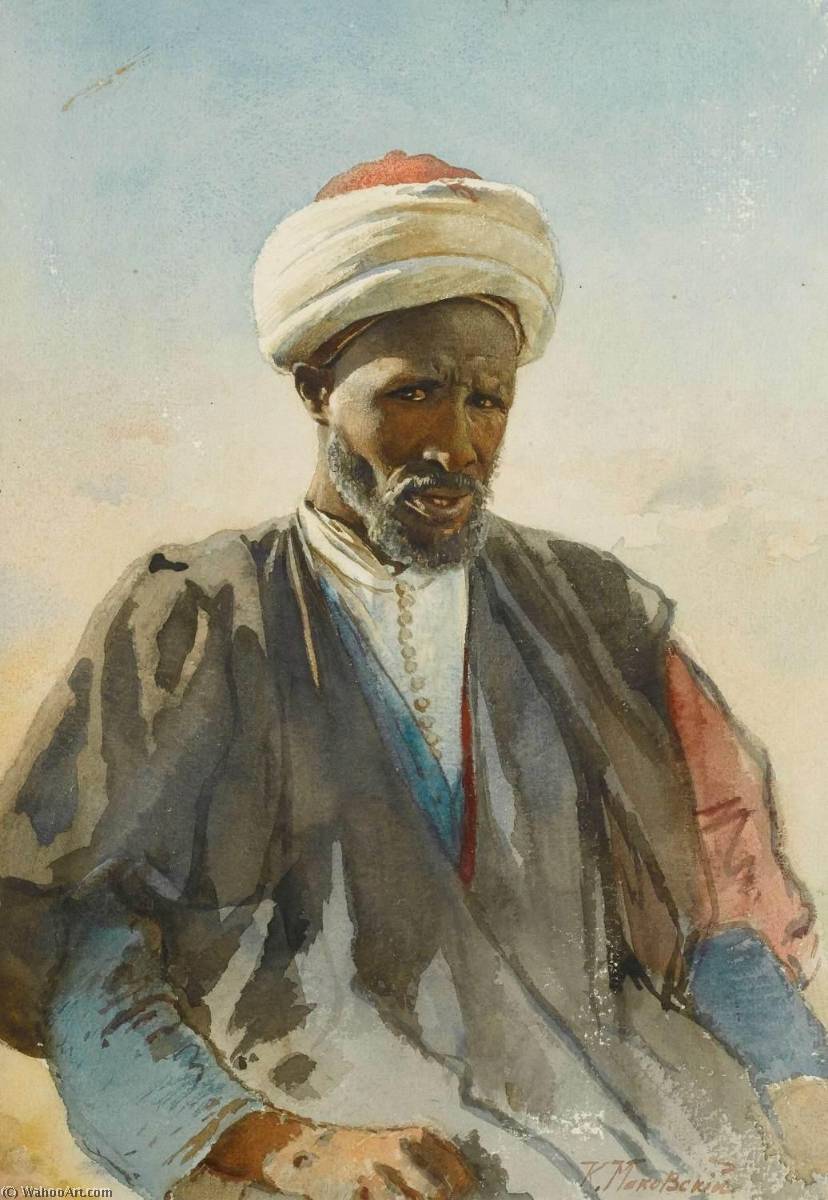 Portrait Of An Arab — Konstantin Yegorovich Makovsky