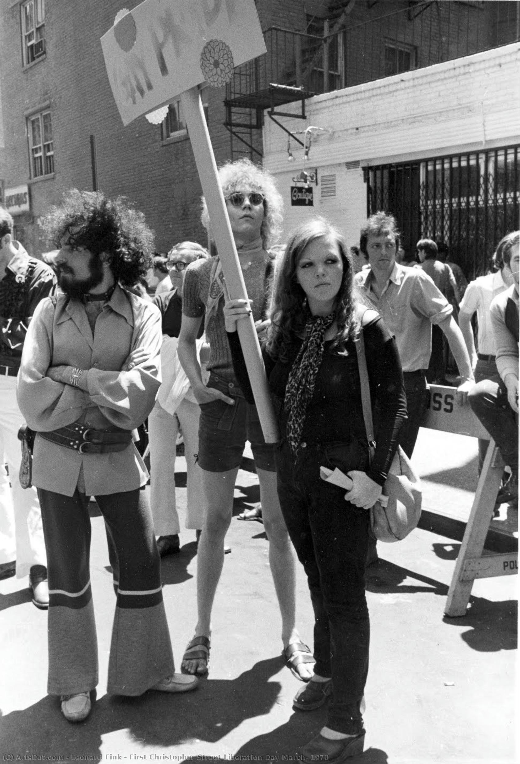 First Christopher Street Liberation Day March, 1970 — Leonard Fink