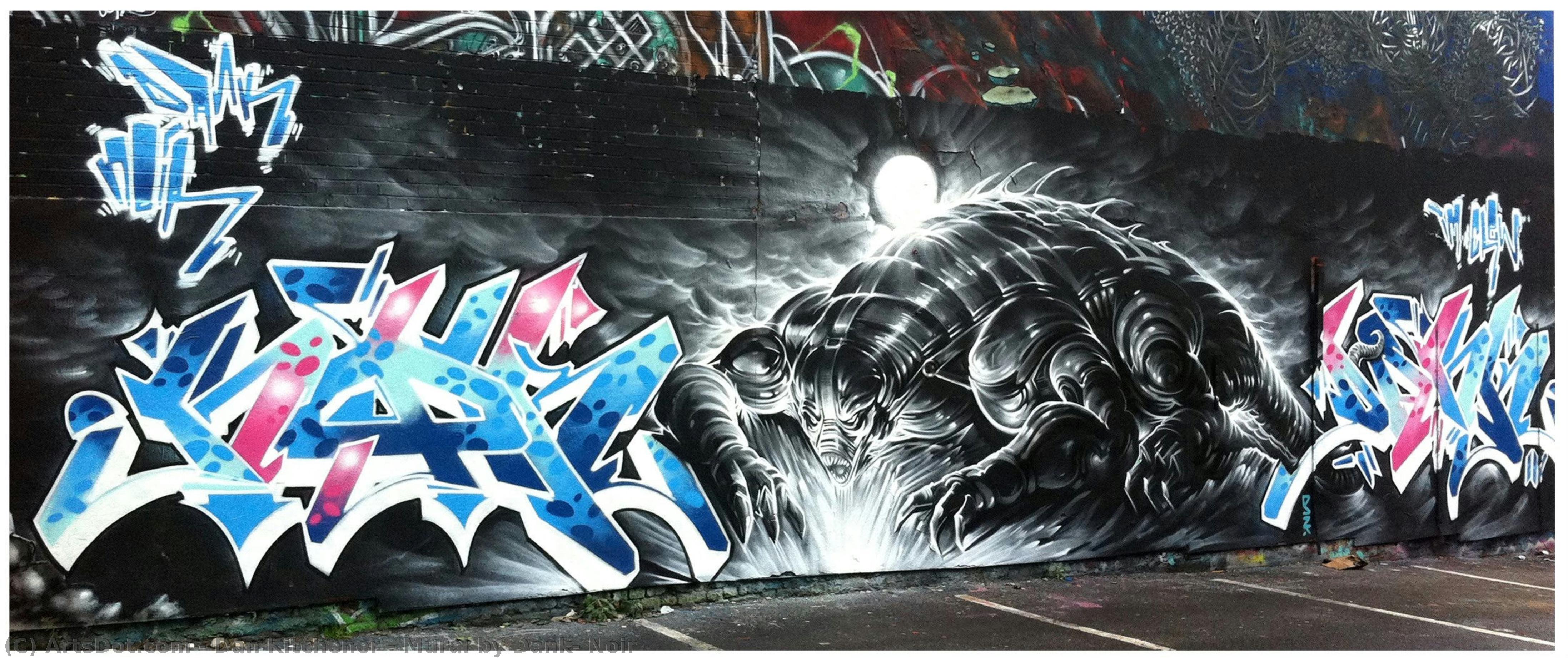 Mural By Dank, Noir — Dan Kitchener