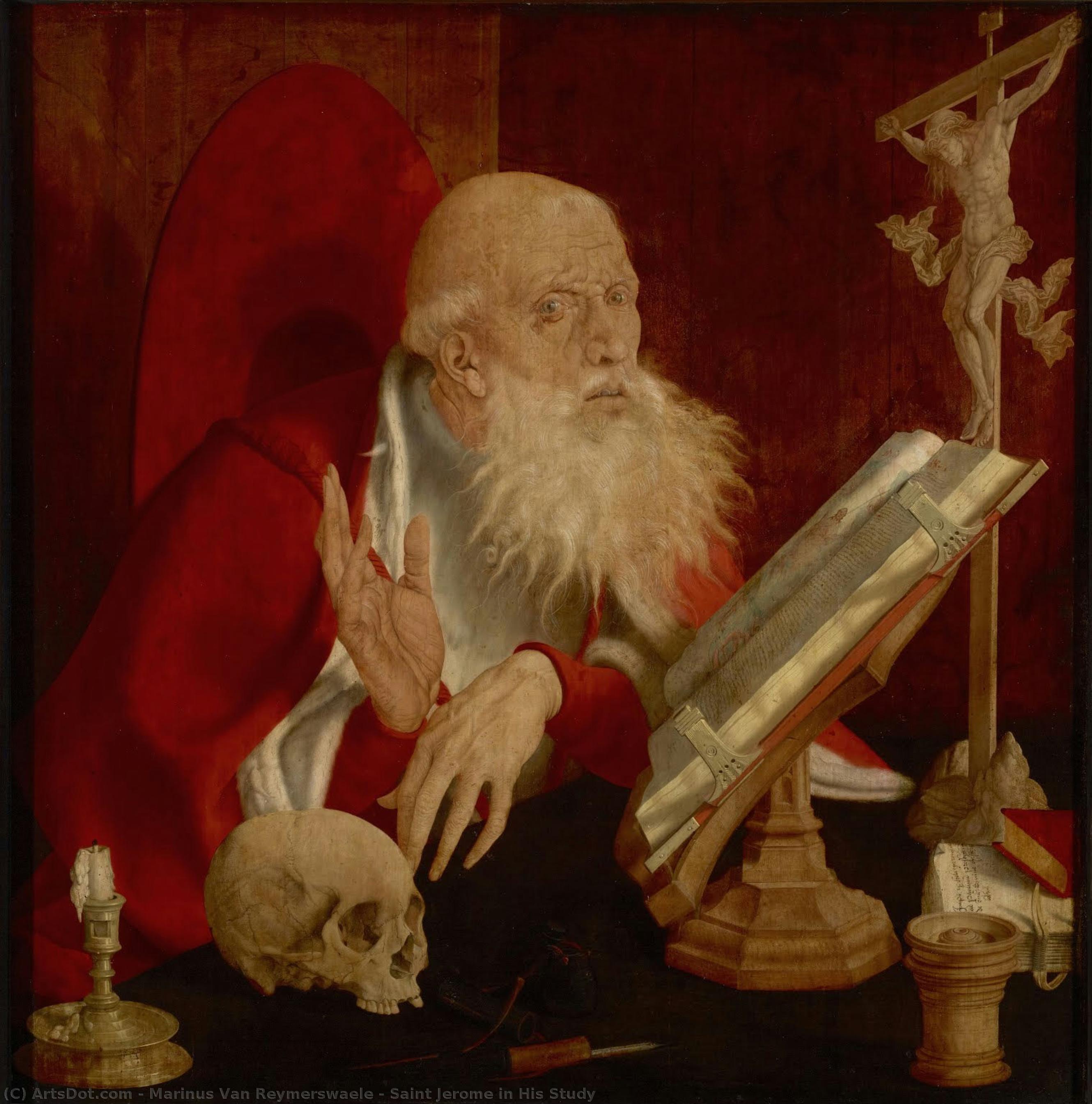 Saint Jerome In His Study — Маринус Ван Реймерсваэле