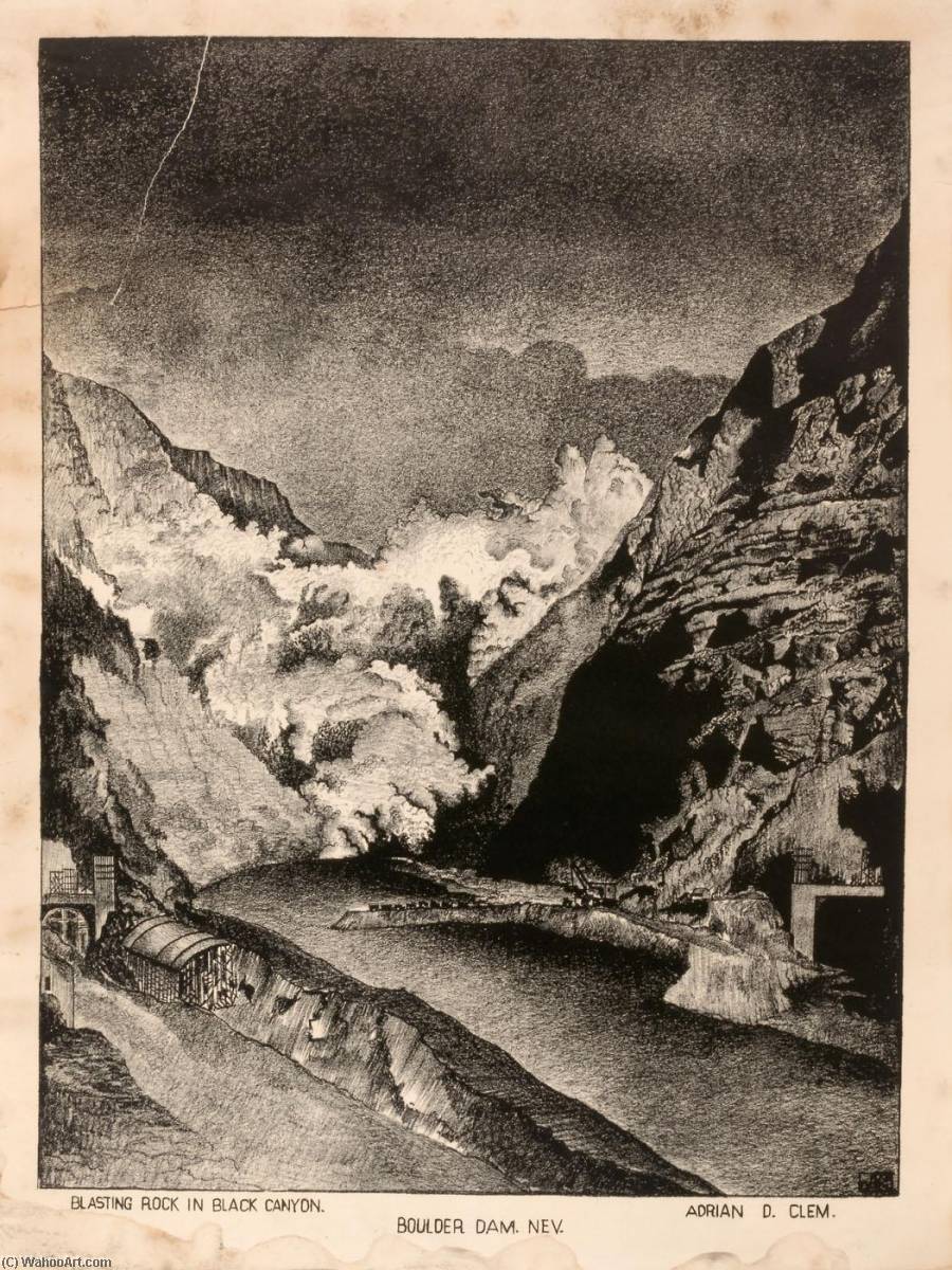 Blasting Rock In Black Canyon — Adrian D Clem