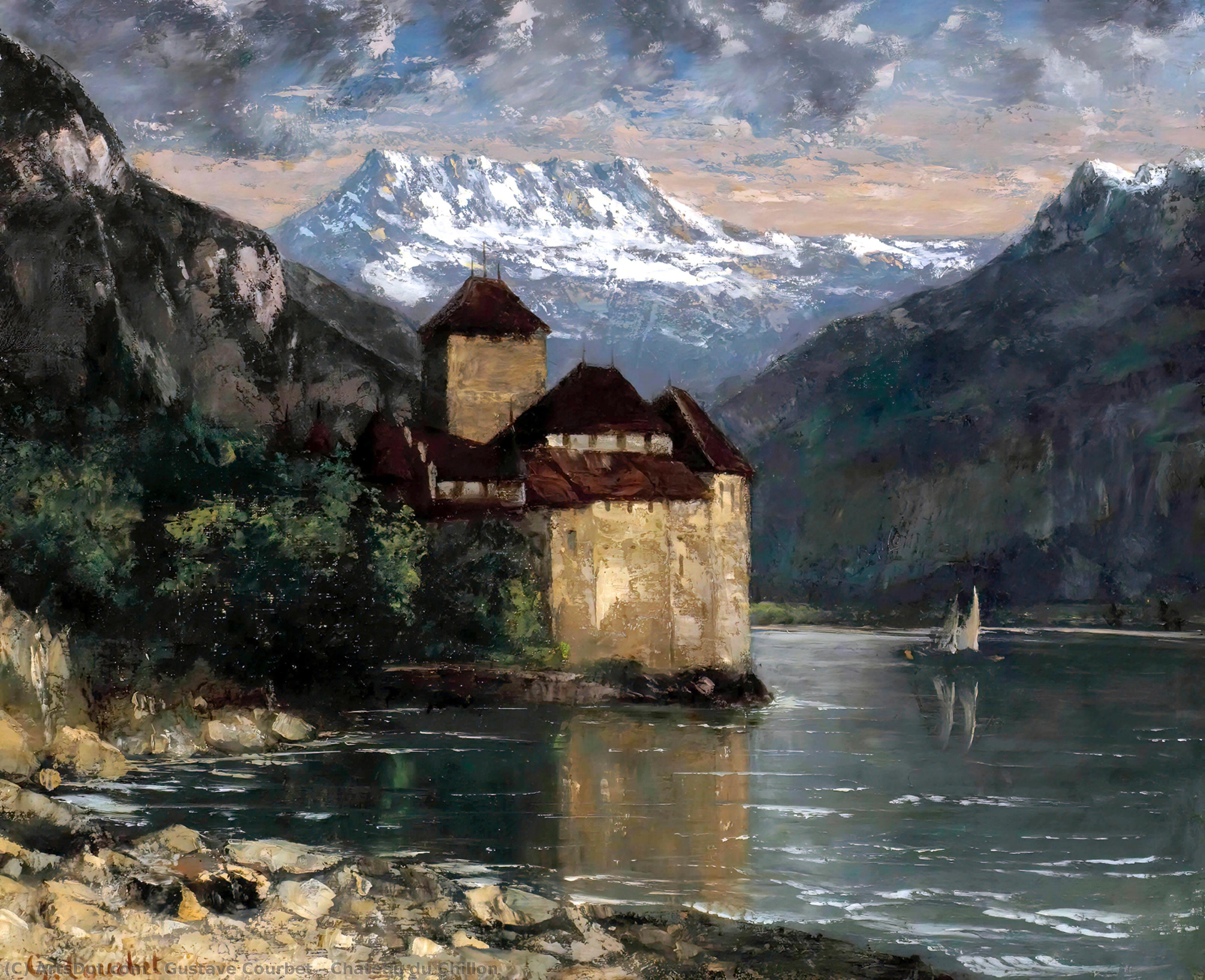 Castillo De Chillon — Gustave Courbet