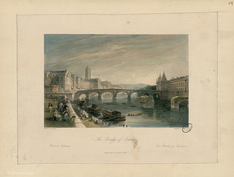 The Bridge Of Toulouse - Pont De Toulouse — Thomas Allom