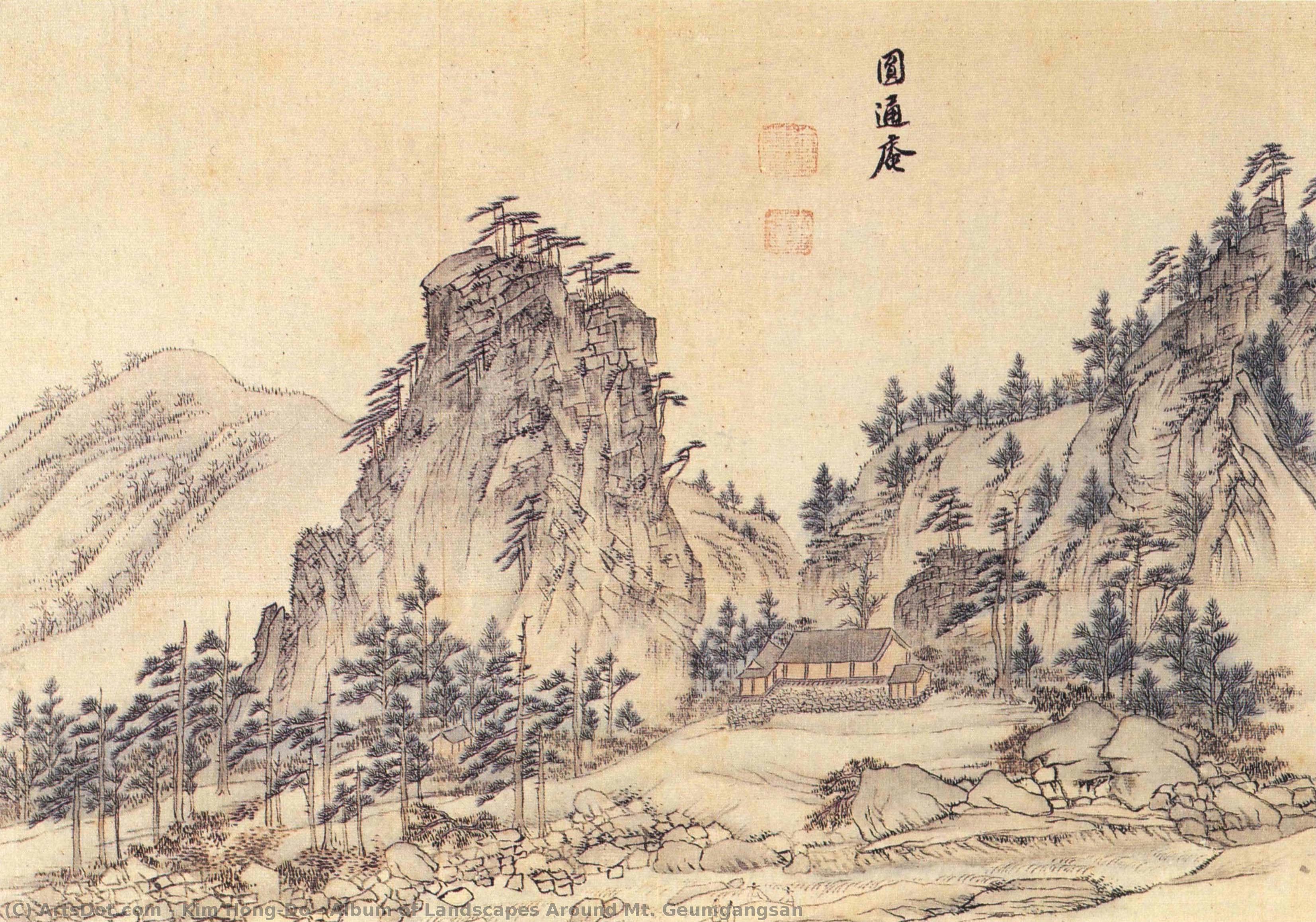 Album Of Landscapes Around Mt. Geumgangsan — Kim Hong-do
