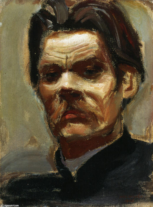 Portrait Of Maxim Gorky — Akseli Gallen-kallela