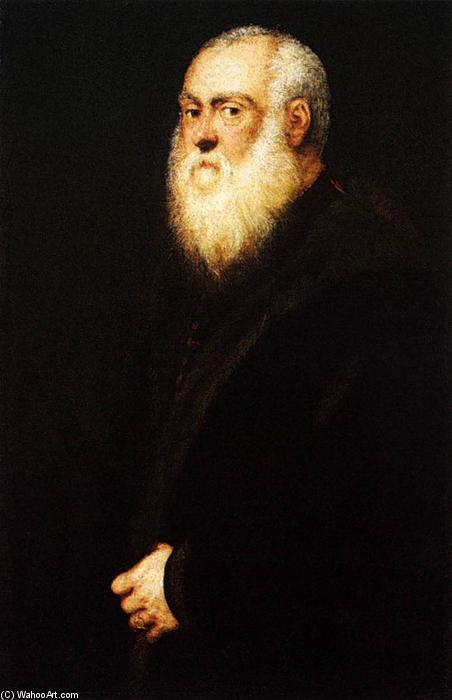 Portrait Of A White-bearded Man — Jacopo Tintoretto