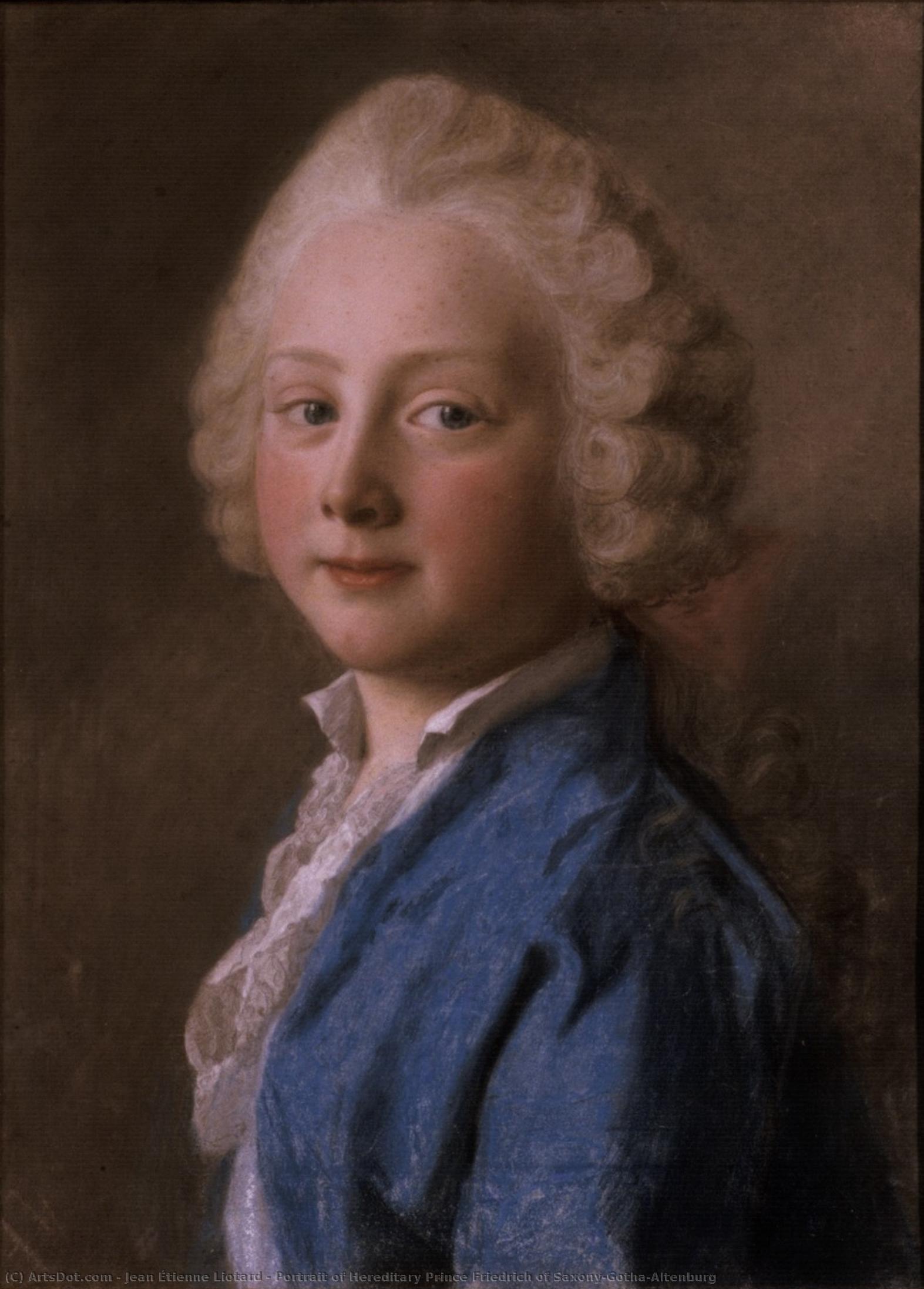 Portrait Of Hereditary Prince Friedrich Of Saxony-gotha-altenburg — Jean-étienne Liotard