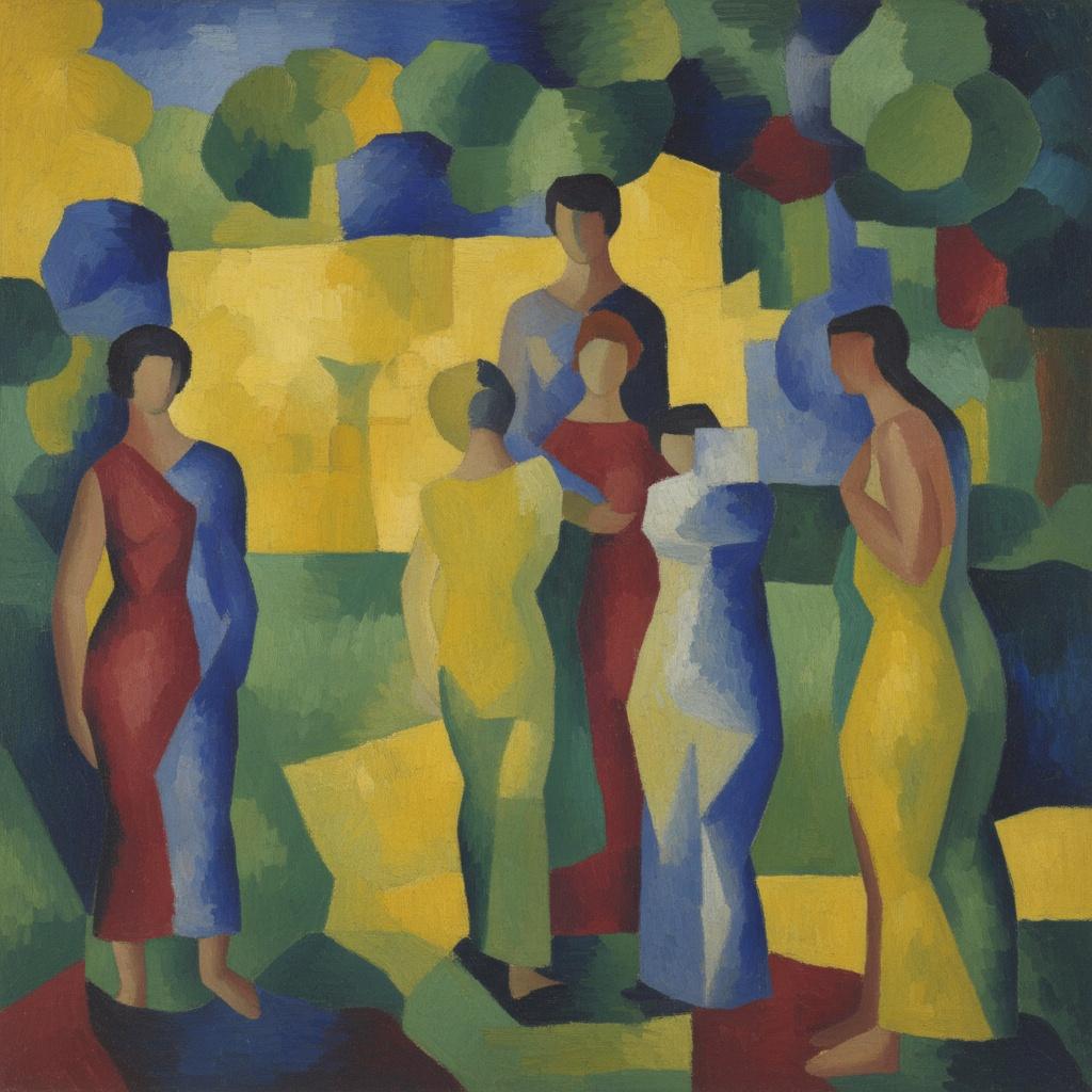 Prismatic Serenity: A Mosaic Of Summer Light — Marc Duvallier