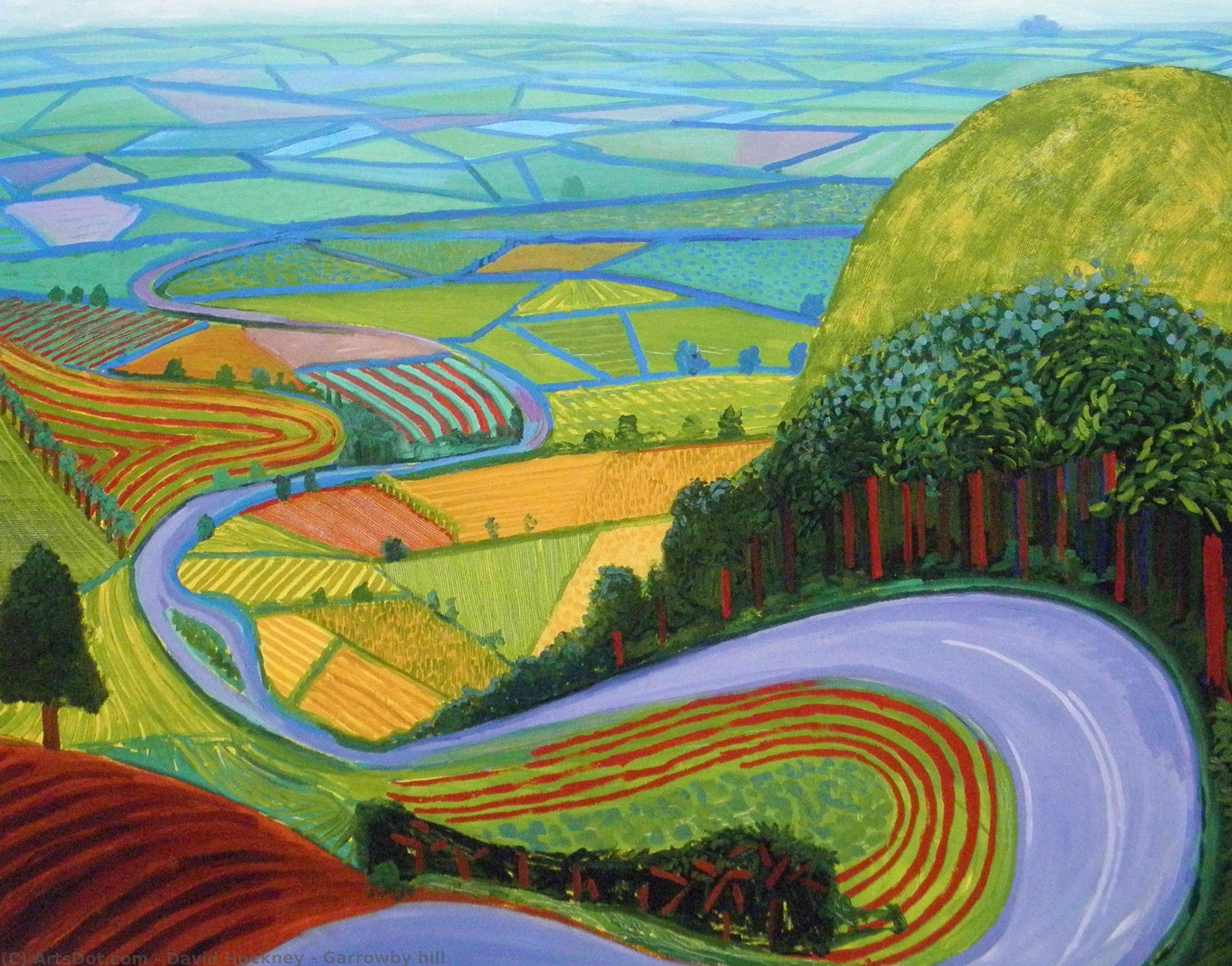 Garrowby Hill — Дэвид Хокней