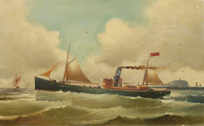 Steam Trawler 'monarch' — J. Bourne