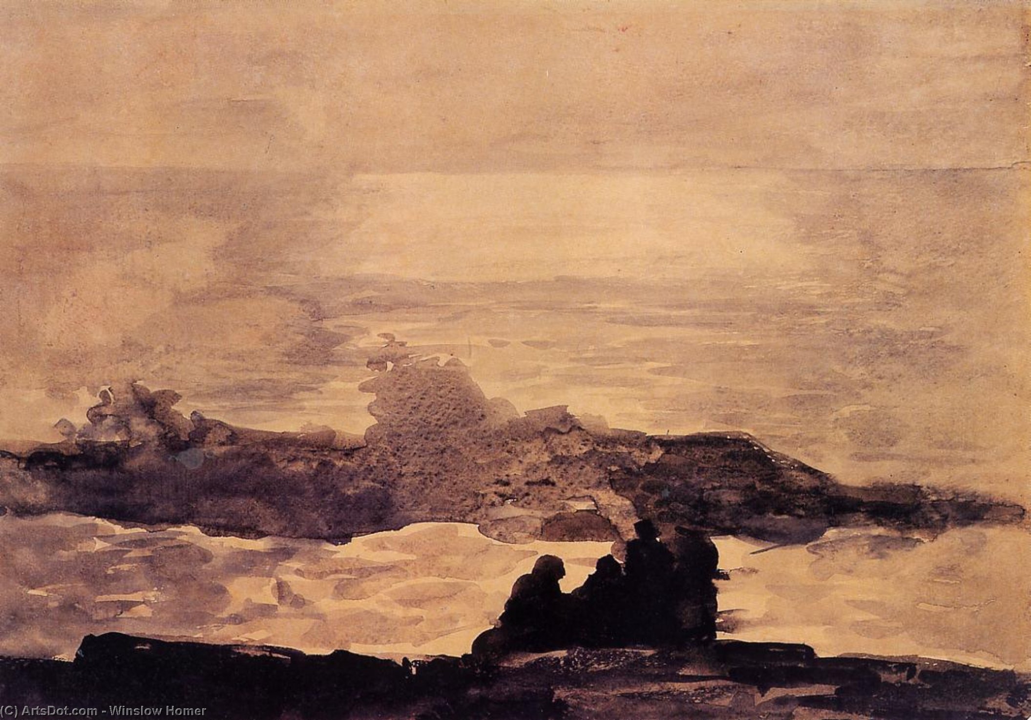 Una Noche De Verano — Winslow Homer