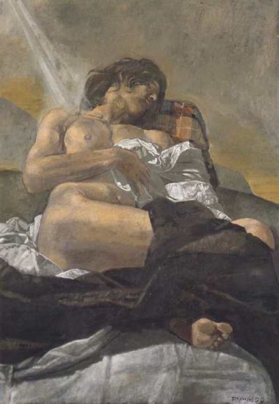 Reclining Nude — Yiannis Tsaroychis