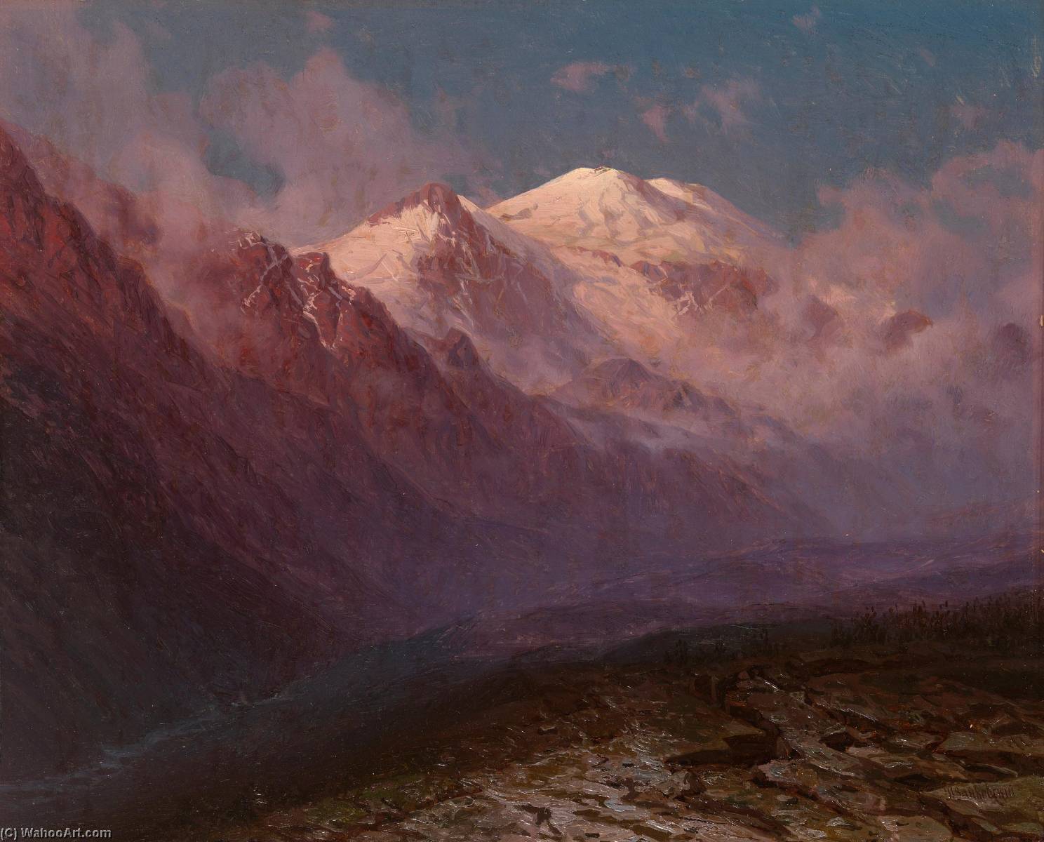 Mountainous Landscape — Ilya Nikolaevich Zankovsky