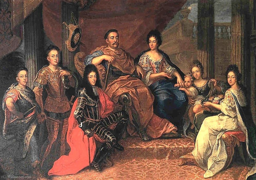 John Iii Sobieski With His Family — Henri Gascard