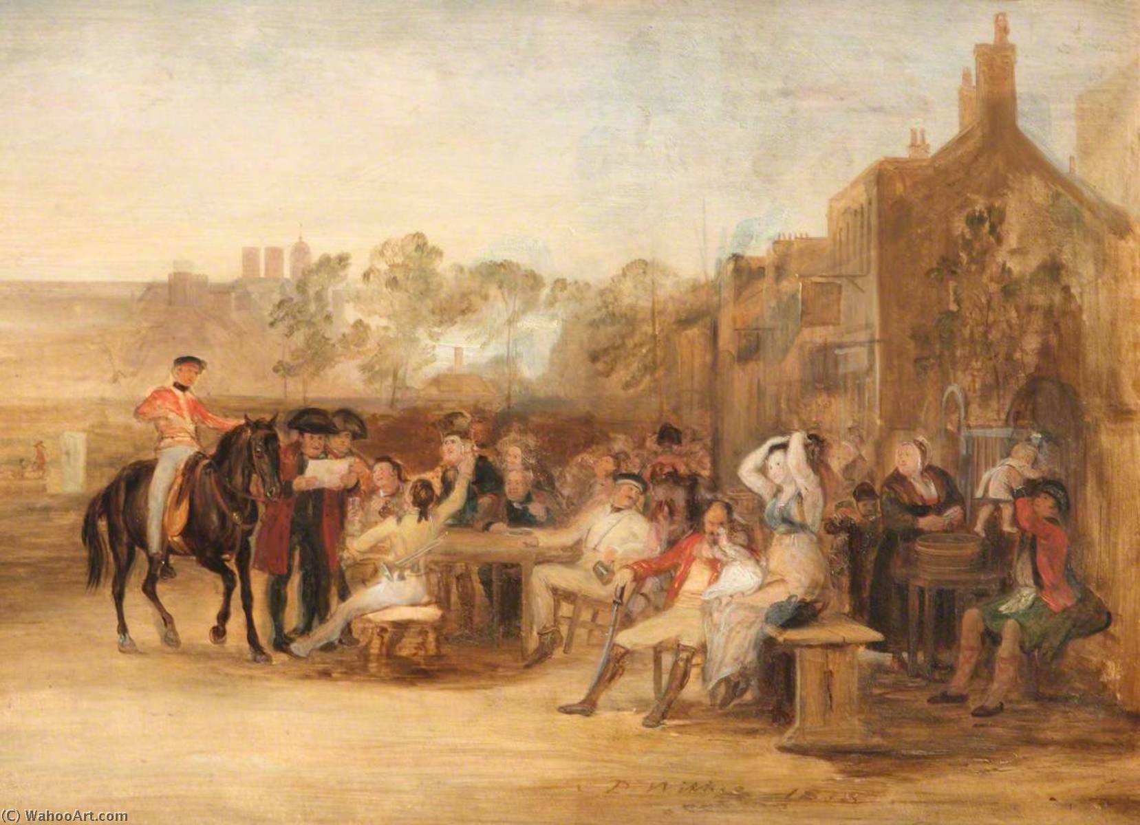 Chelsea Pensioners Reading The Waterloo Despatch — Sir David Wilkie
