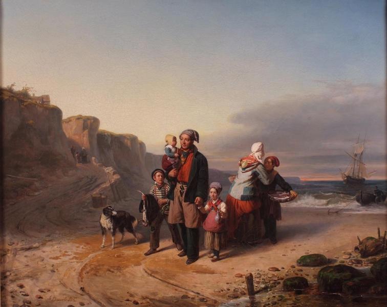 Retour De Pêche — Duval Le Camus Pierre