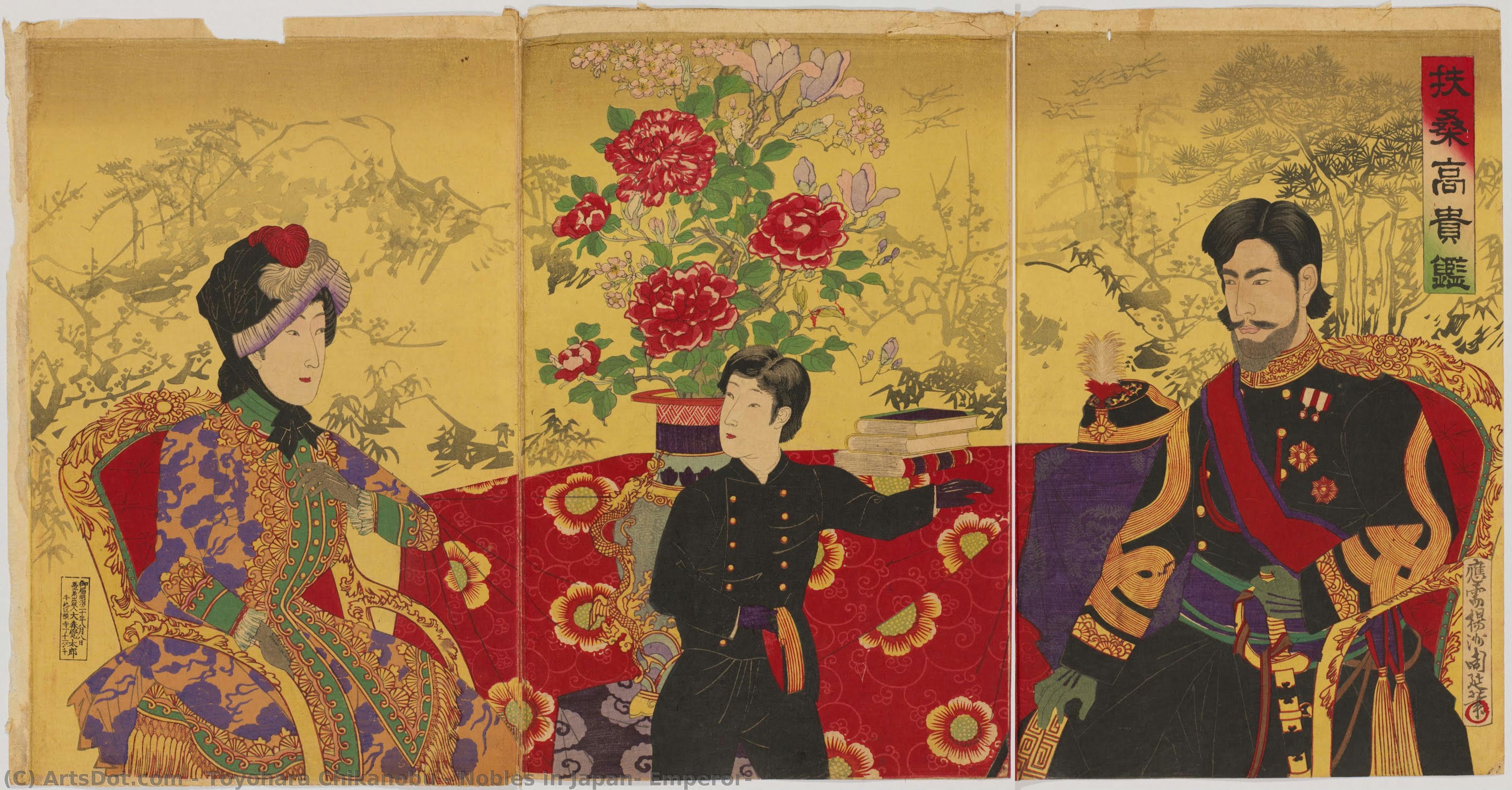 Nobles In Japan: Emperor — Toyohara Chikanobu