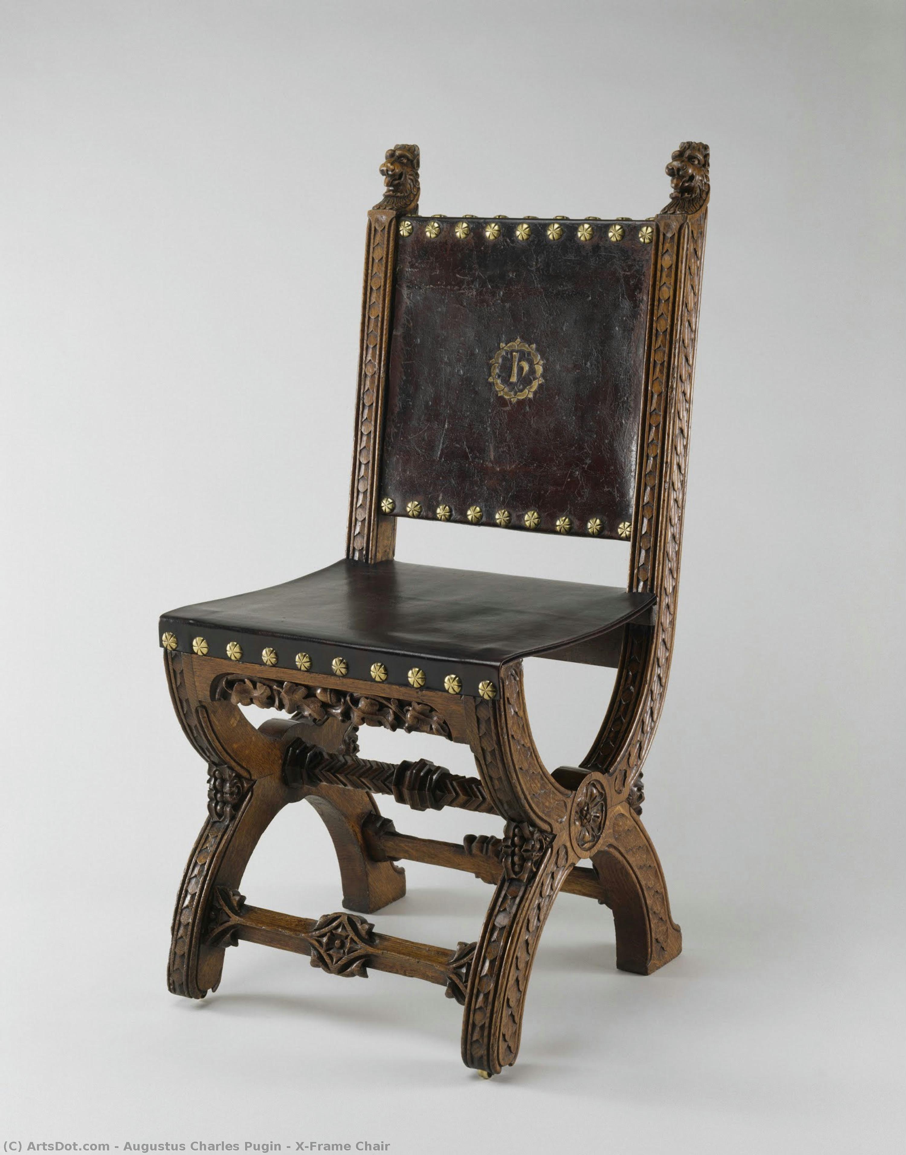 X-frame Chair — Augustus Charles Pugin