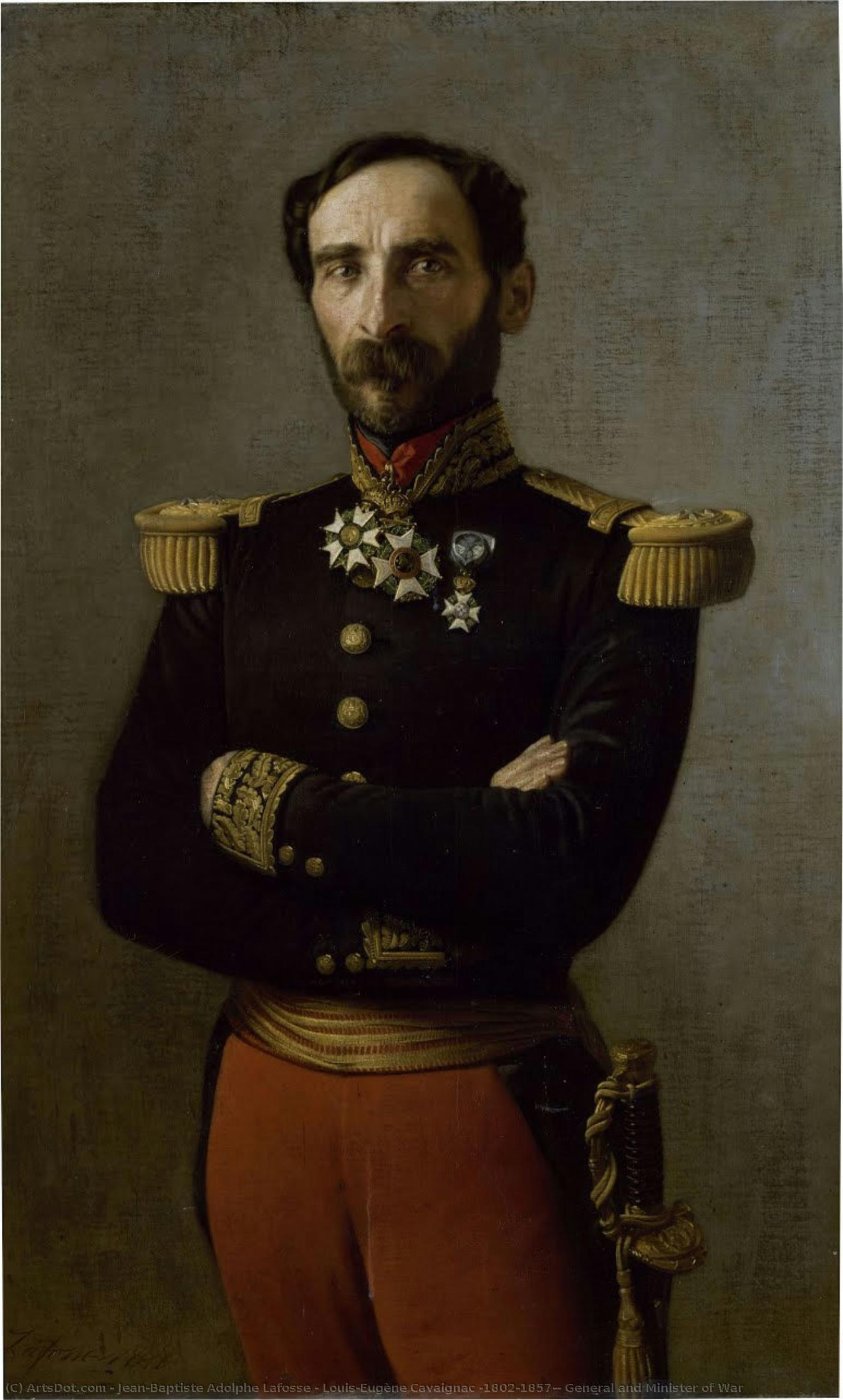 Louis-eugène Cavaignac (1802–1857), General And Minister Of War — Jean Baptiste Adolphe Lafosse