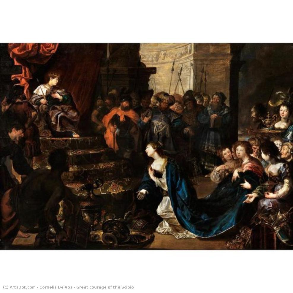 Great Courage Of The Scipio — Cornelis De Vos