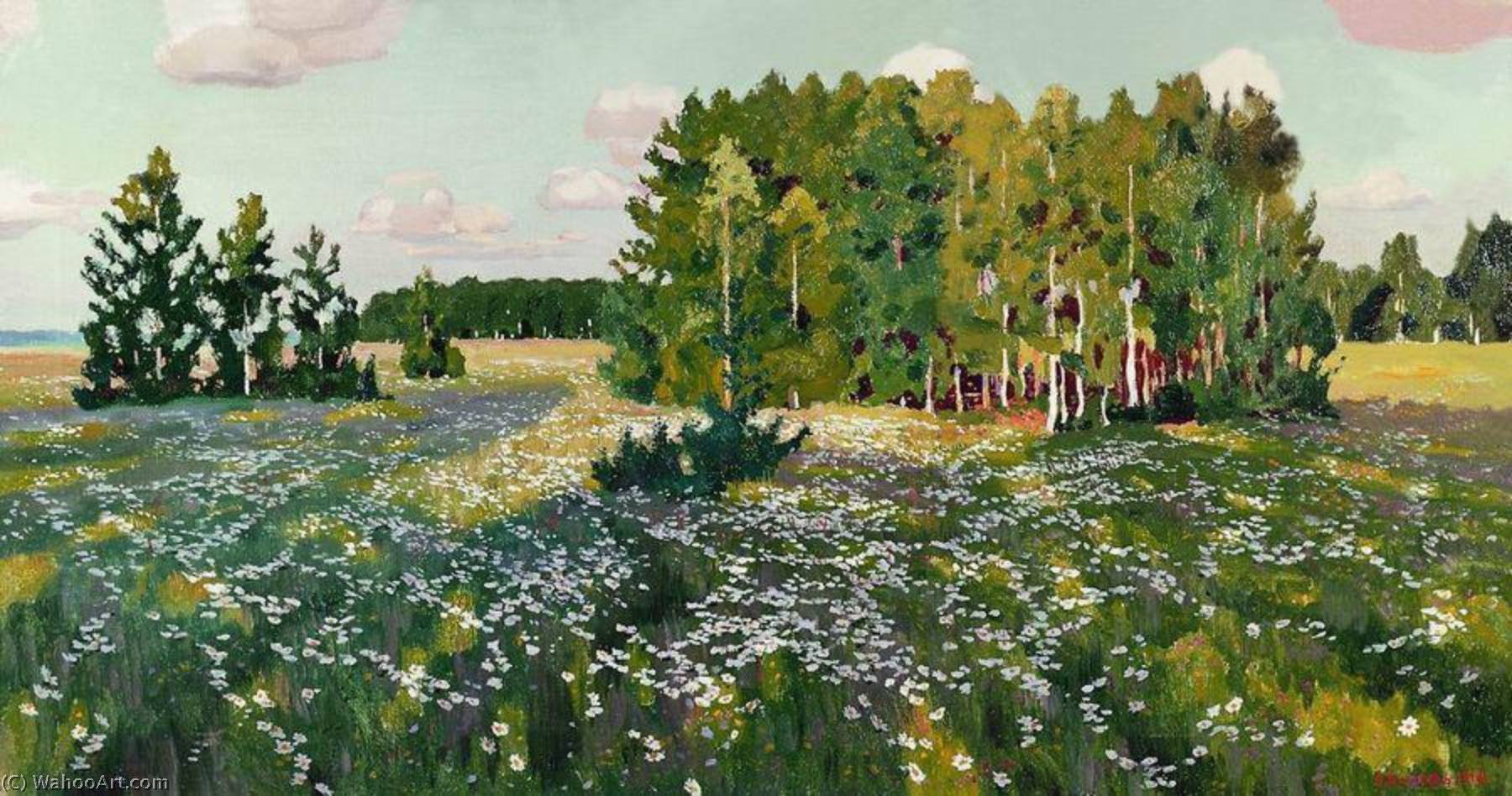 The Flowering Meadow — Arkadij Aleksandrovic Rylov