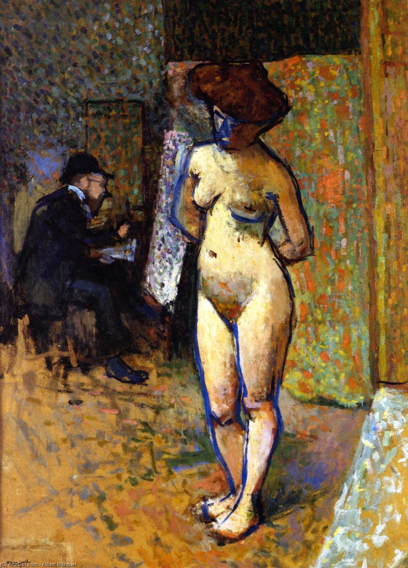 Matisse In Manguin's Studio — Альбер Марке