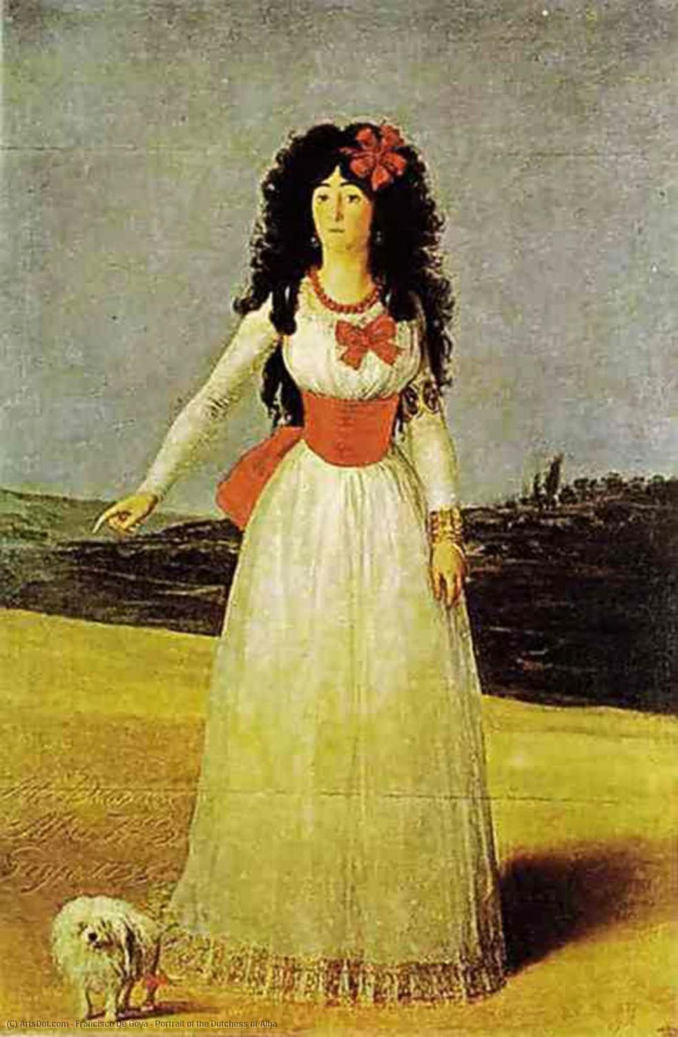 El Retrato De La Duquesa Alba — Francisco José De Goya Y Lucientes
