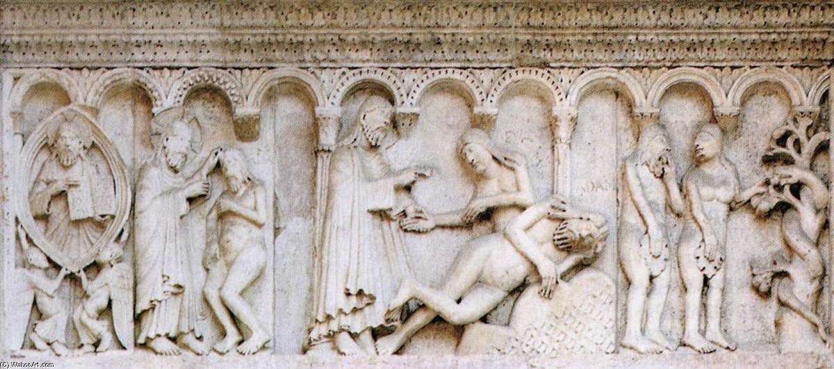 Scenes From Genesis — Wiligelmo (gulielmo Da Modena)