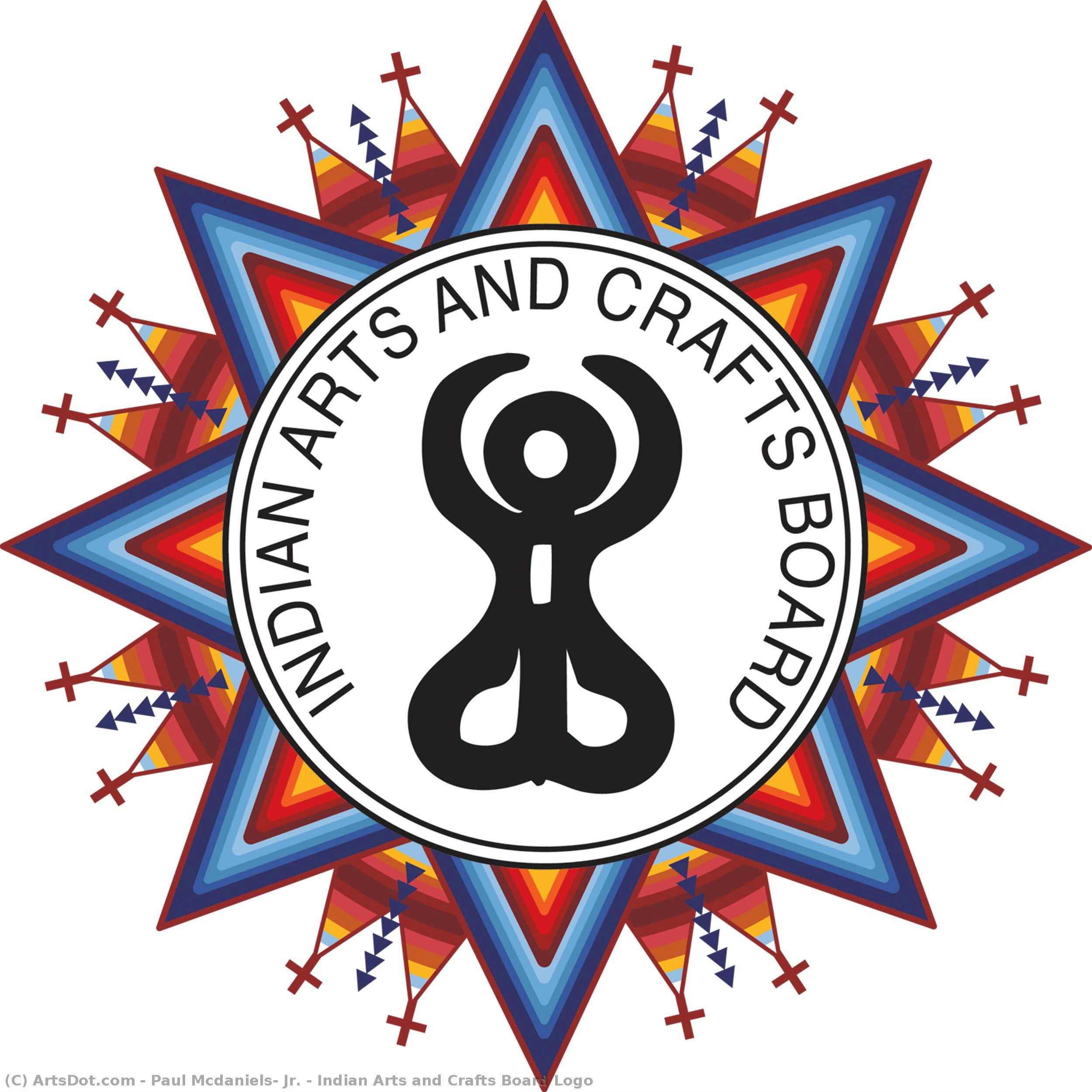 Indian Arts And Crafts Board Logo — Paul Mcdaniels, Jr.