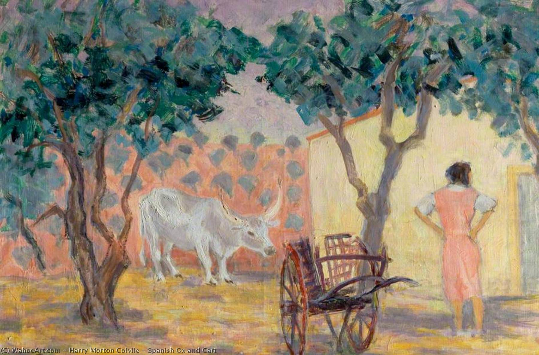Spanish Ox And Cart — Harry Morton Colvile