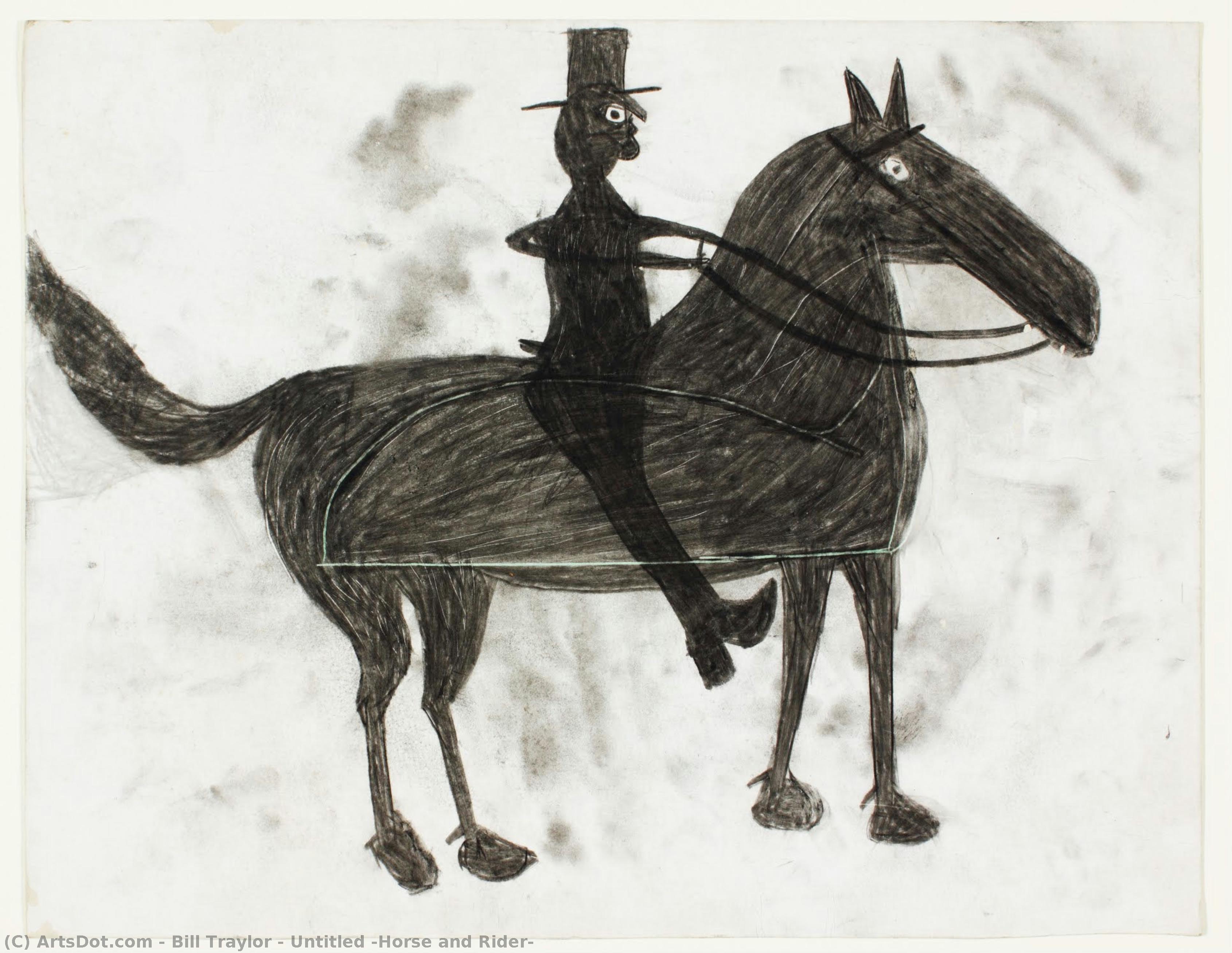 Untitled [horse And Rider] — Bill Traylor