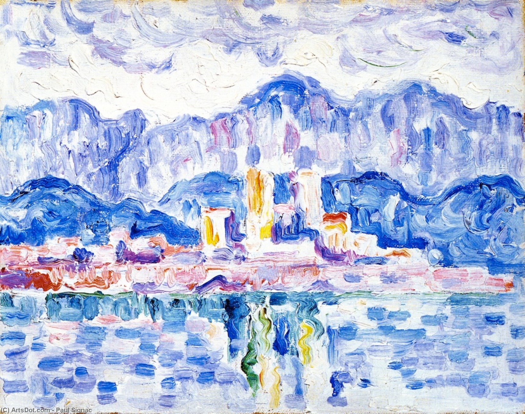 Gray Weather, Antibes — Paul Signac