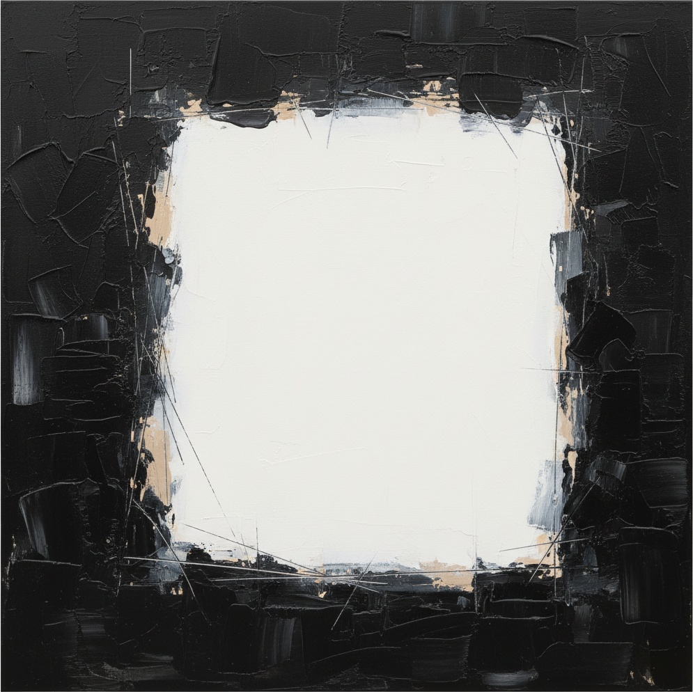 Fragmented Silence: A Monumental Study Of Shadow And Fractured Light — Laurent Fabre