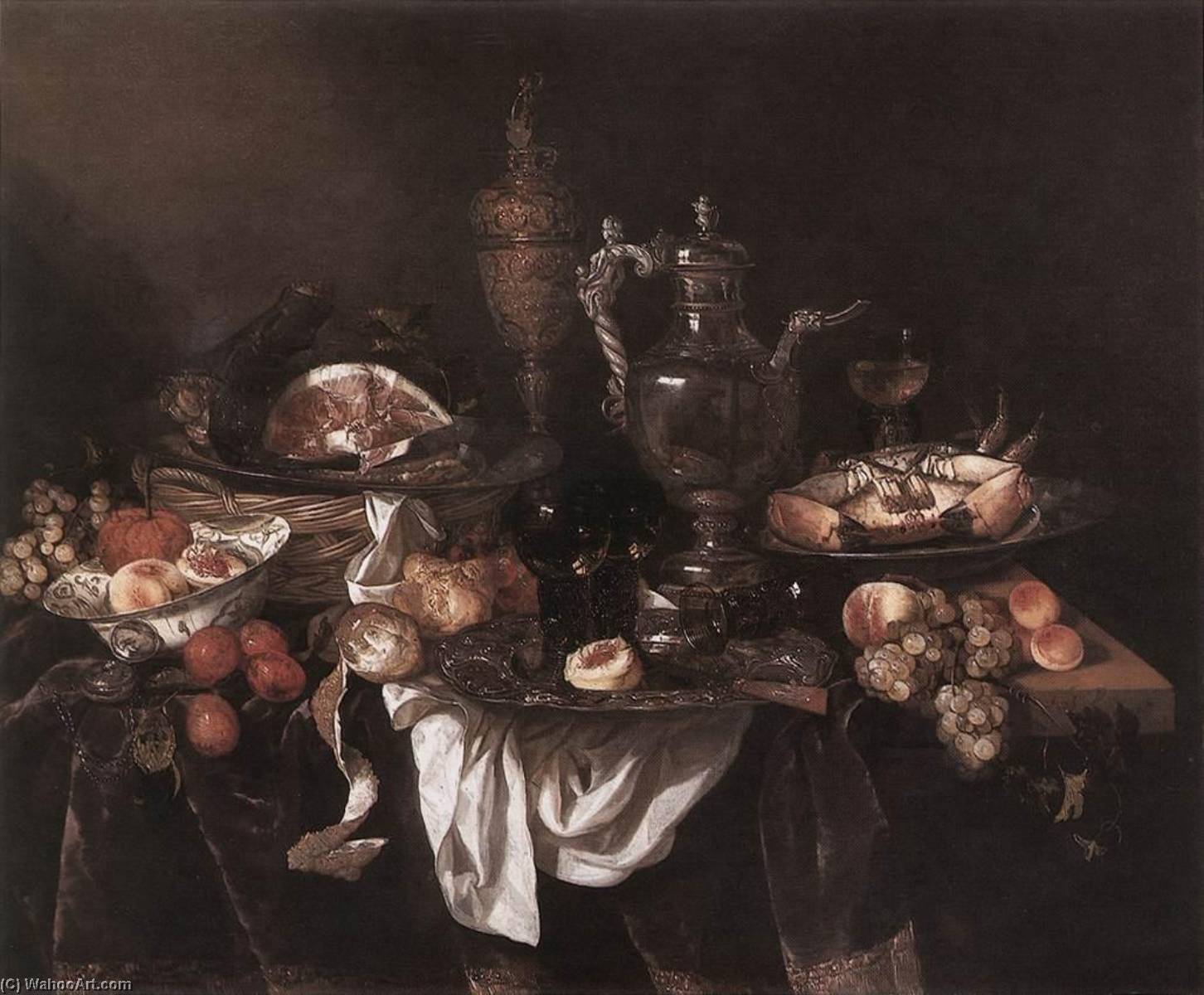 Banquet Still Life — Abraham Hendricksz. Van Beyeren