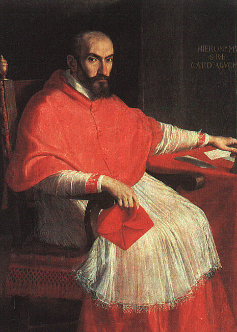 Portrait Of Cardinal Agucchi — Domenichino (domenico Zampieri)