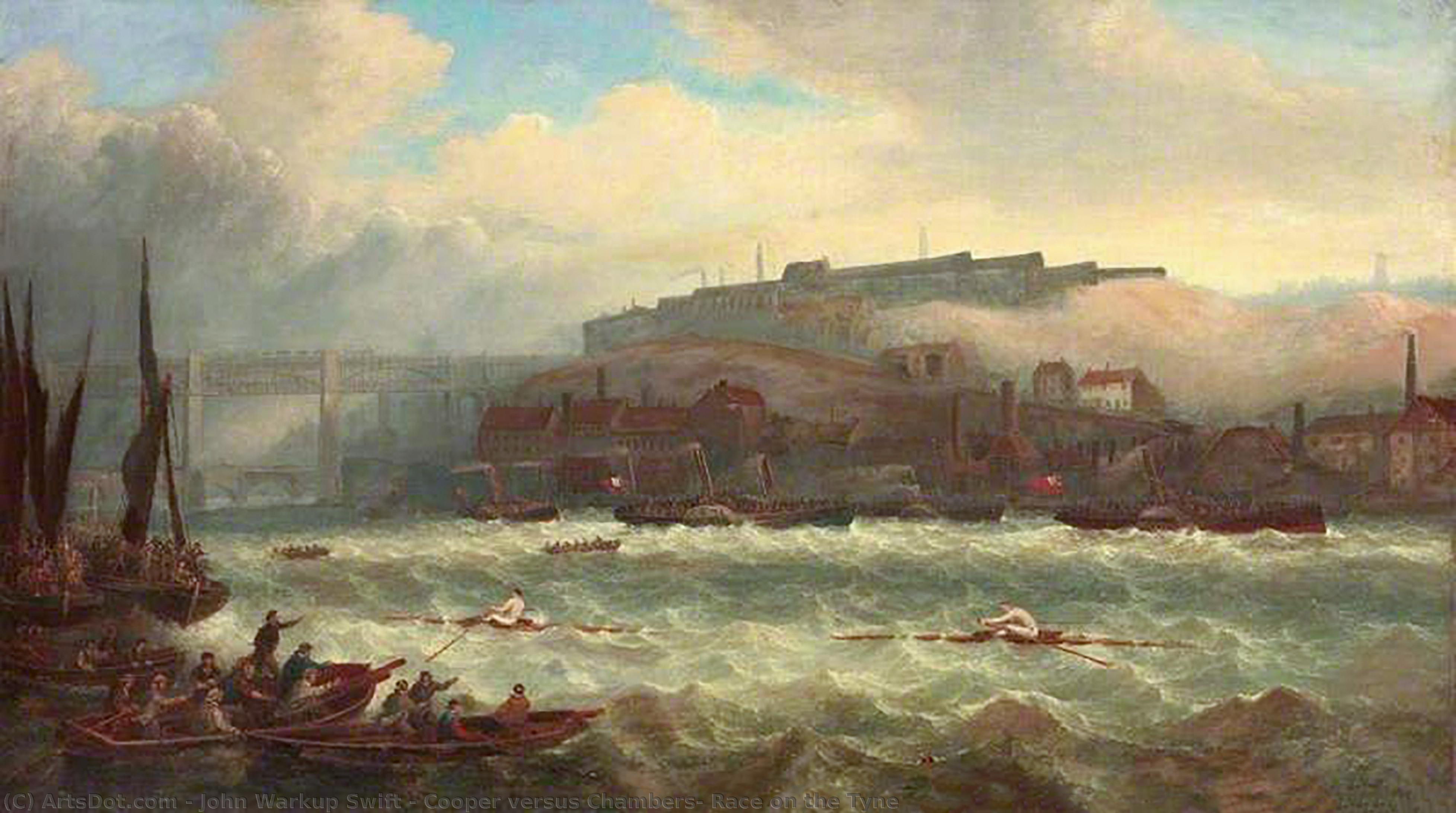 Cooper Versus Chambers, Race On The Tyne — John Warkup Swift