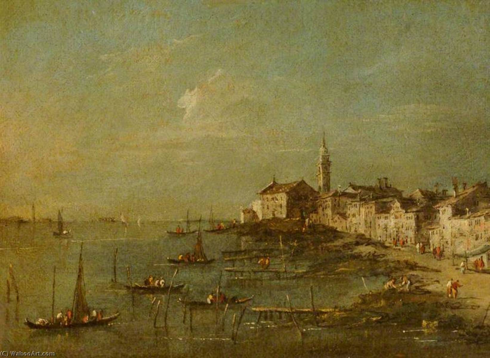 View Of The Giudecca And The Church Of Santa Marta, Venice — Франческо Лазаро Гарди
