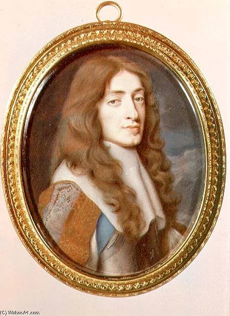 Miniature Of James Ii As The Duke Of York — Samuel Cooper