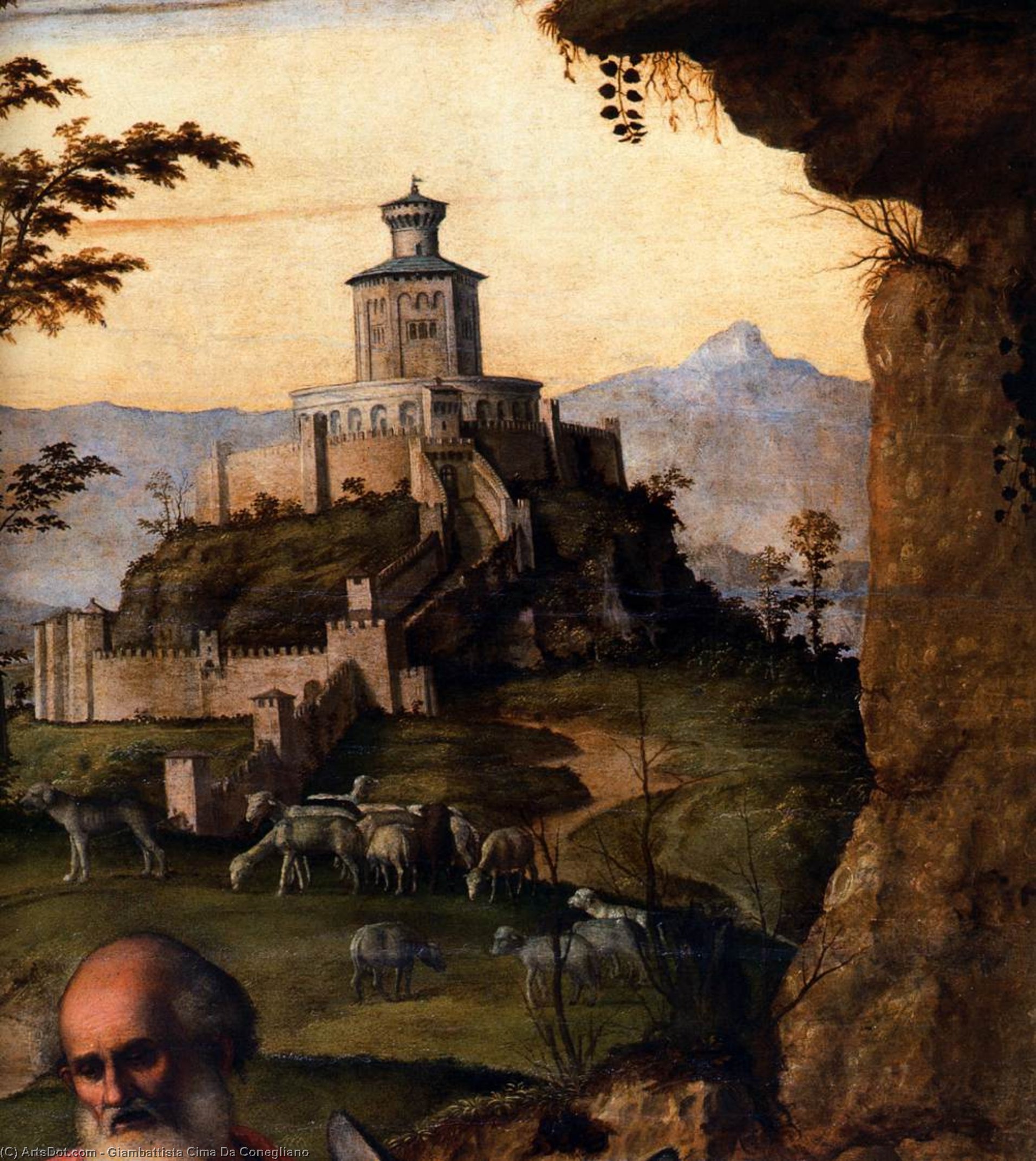 Adoration Of The Shepherds (detail)2 — Giovanni Battista Cima Da Conegliano