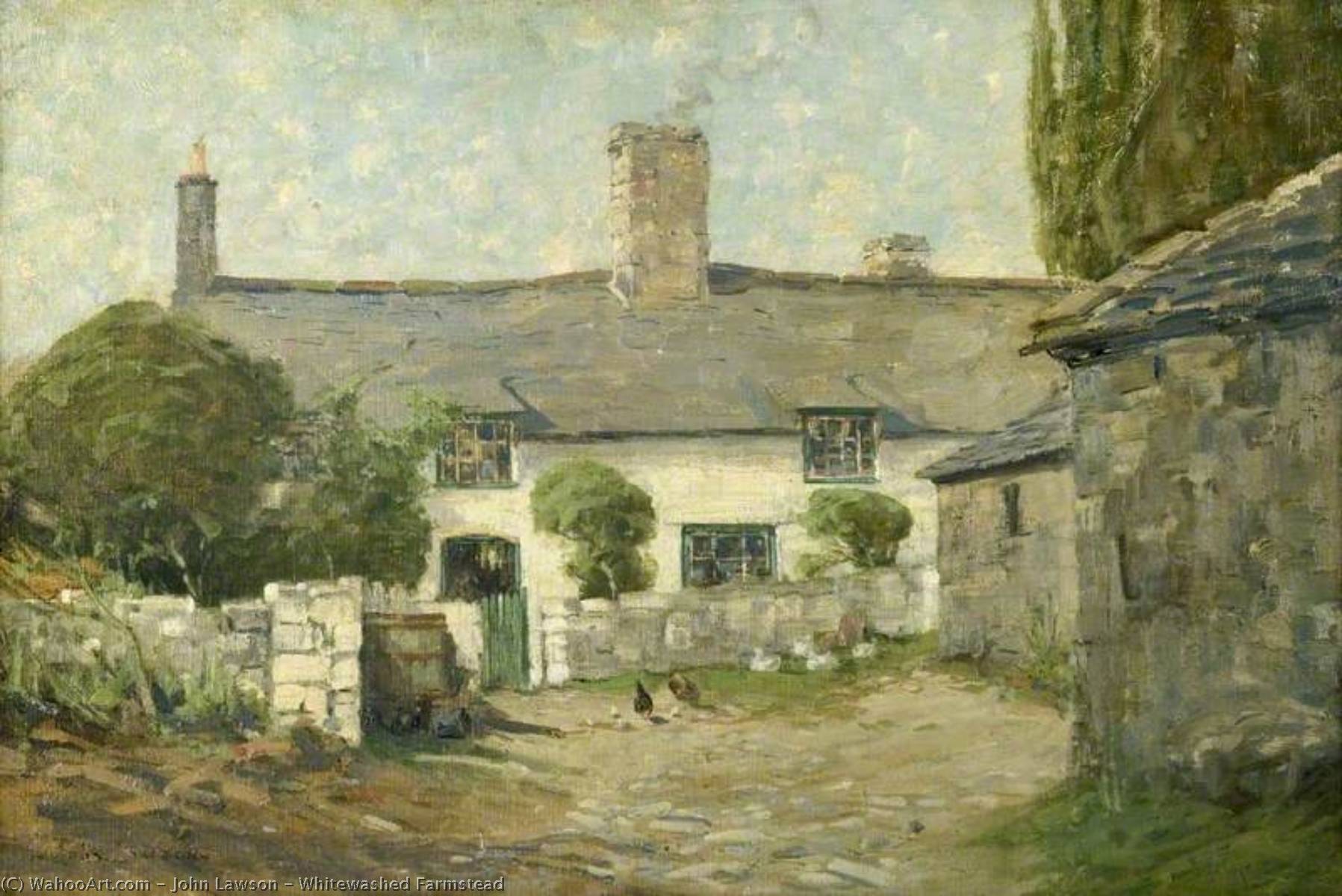 Whitewashed Farmstead — John Lawson