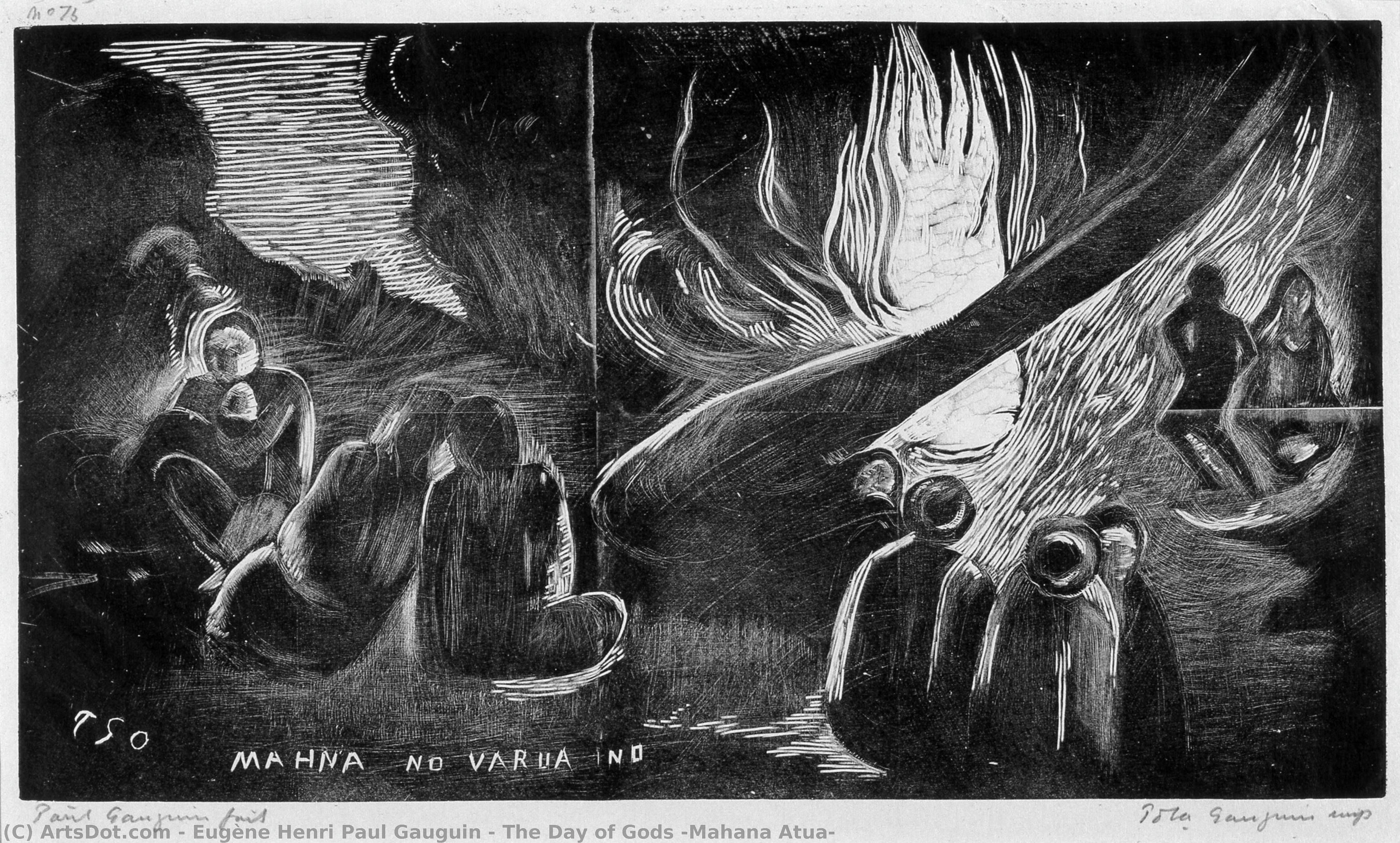 The Day Of Gods (mahana Atua) — Eugène Henri Paul Gauguin