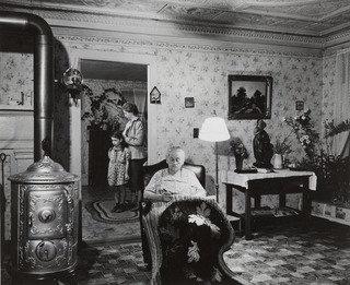 In The Home Of Steve Dino, Italian Fsa Client Near Canterbury, Connecticut. His Mother Sells Hooked Rugs To Suppliment Their Farm Income — Jack Delano