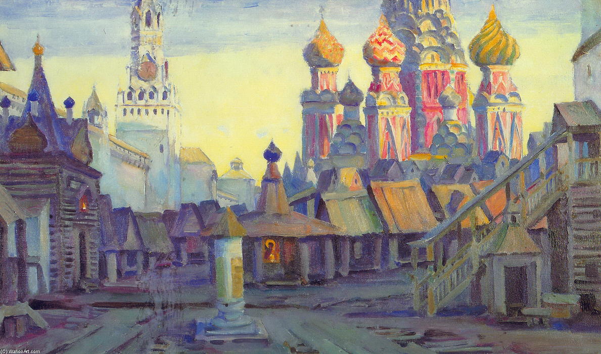 Stage Design For Mussorgsky's Opera 'khovanshina' — Konstantin Yuon